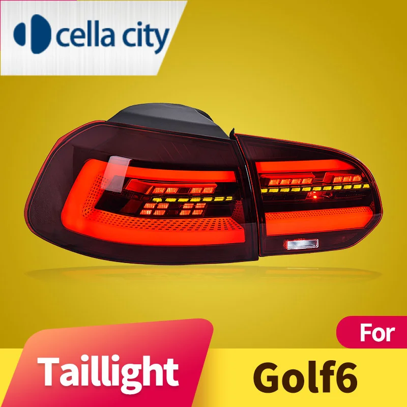 

Car Styling for VolksWagen Golf6 2009-2012 Golf6 R20 LED Tail Lamp GTS DRL Dynami Signal Brake Reverse auto Accessories