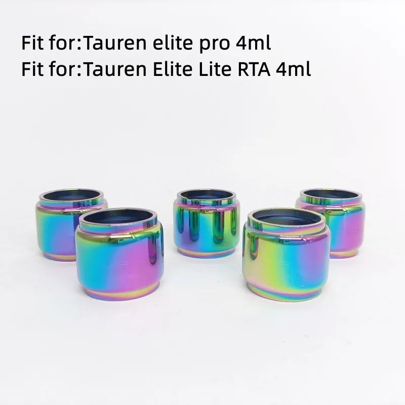 

3 PCS Rainbow Bubble Glass Tube For Thunderhead Creations Tauren Elite Lite RTA 4ml / Tauren Elite pro 4ml Atomizer Accessory