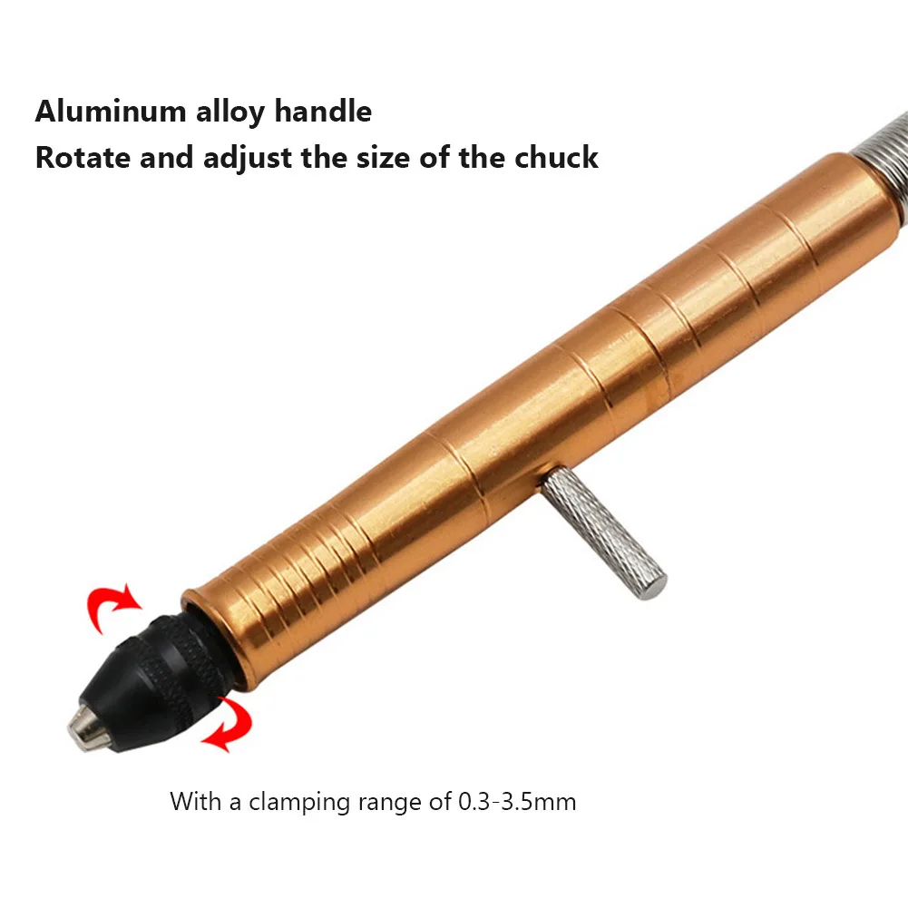Насадка-адаптер гибкого вала с удобной рукояткой насадка для вращающегося