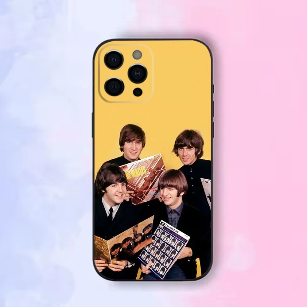 Чехол для телефона Band T-The-B-BeatlesS-S iPhone 16 15 14 13 12 Mini 11 Pro XR X XS MAX 7 8 Plus силиконовый чехол