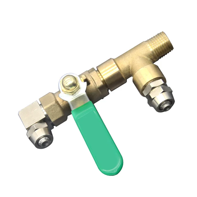 Трехсторонние аксессуары пенораспылитель бесшовный пистолет-распылитель воды