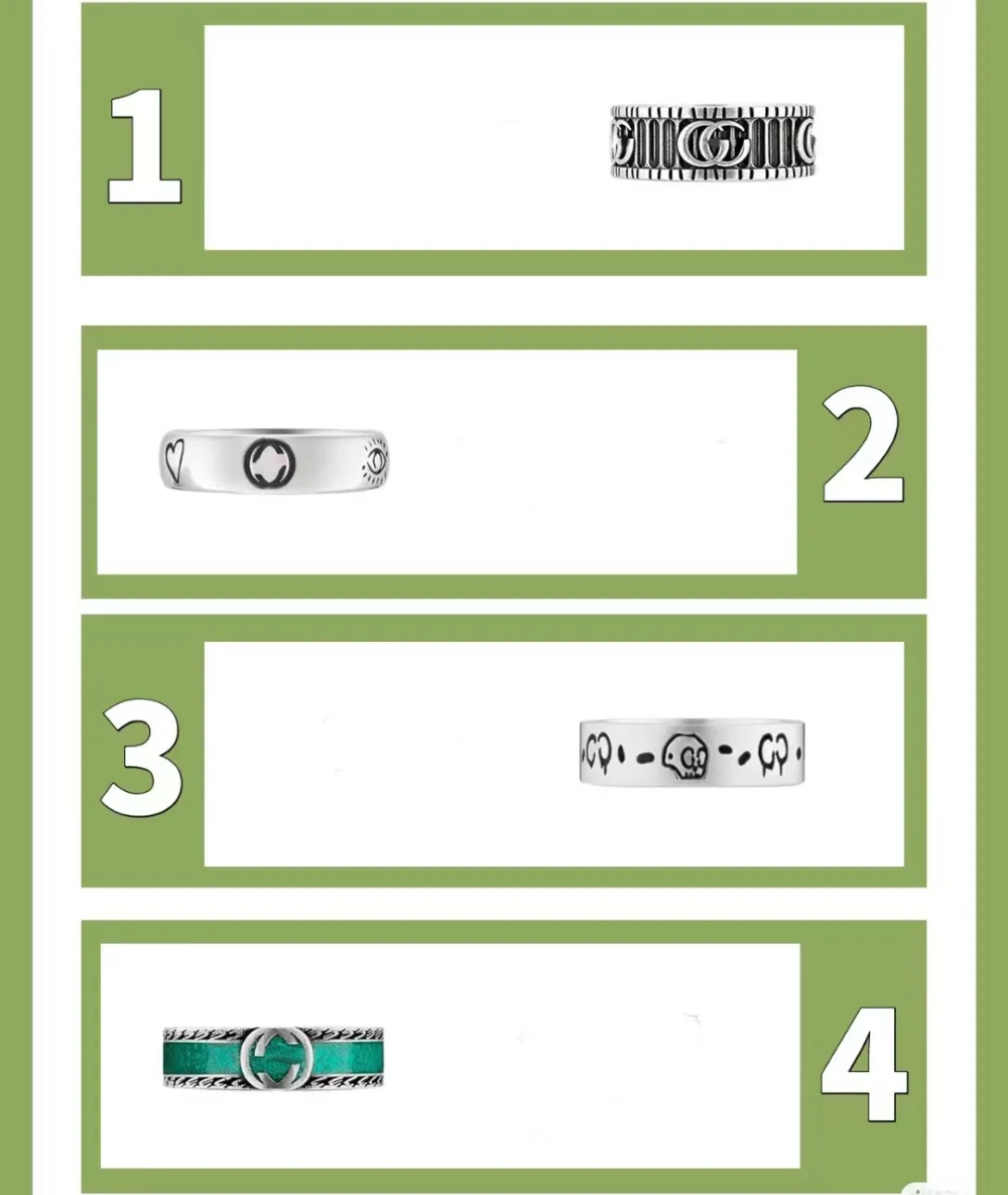 

2023 Trend Original Classic Men's and Women's Fashion Ring Jewelry with Box Can Be Gifted to Family and Friends