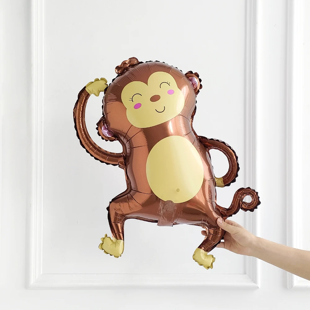 43 шт. набор воздушных шаров джунгли сафари с цифрами животных Зебра обезьяна