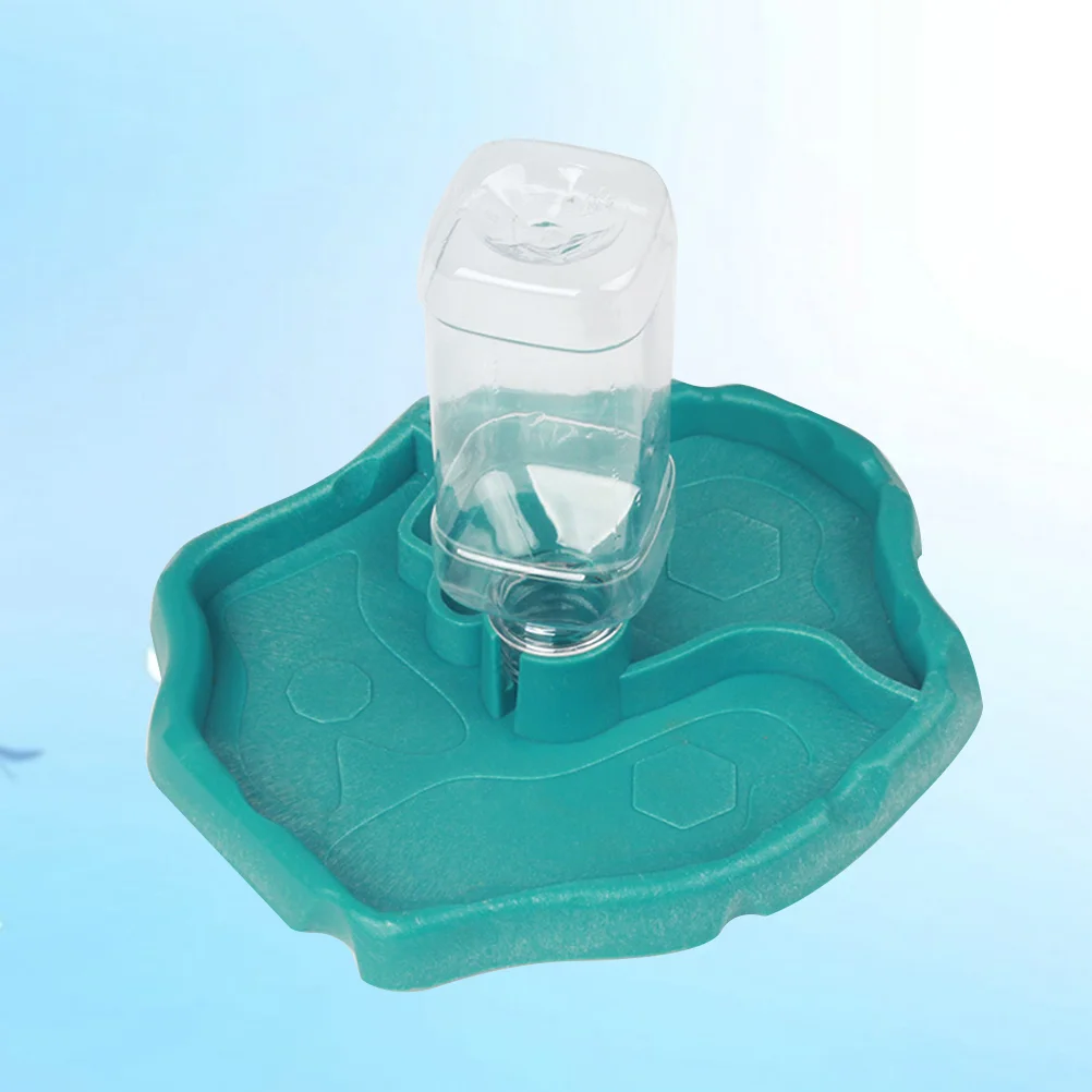 

1PC Lizard Dish Turtle Bowl Automatic Turtle Feeder Dish Dish