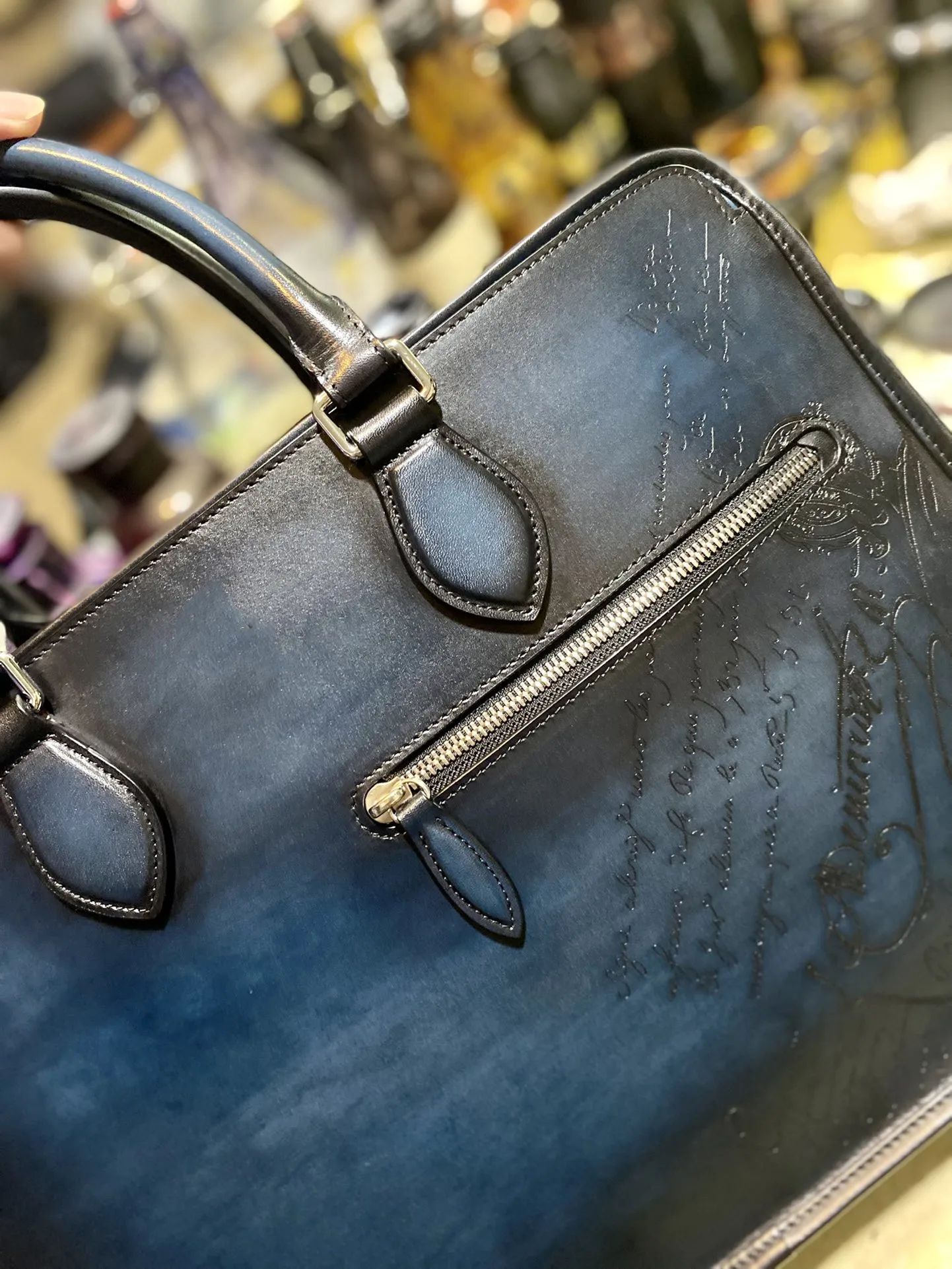 Briefcases Men Handbags Luxury Retro Leather Briefcases Business Bag Men