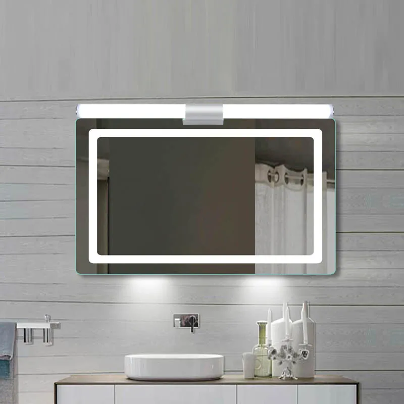 

Modern LED wall lamp mirror light 12W 16W 22W waterproof fixture AC220V 110V Acrylic wall mounted bathroom lighting wall sconce