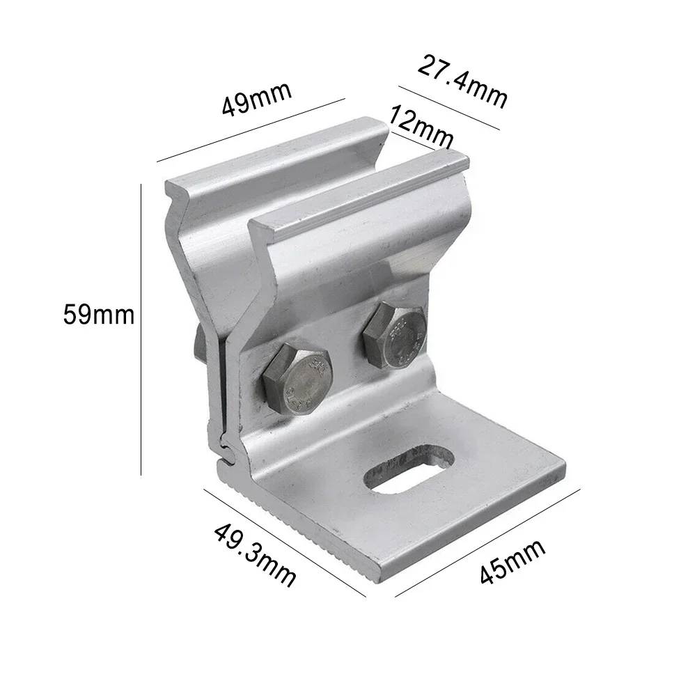 4/1 шт. кронштейн для солнечной панели фотоэлектрическая панель крыша стоячий шв