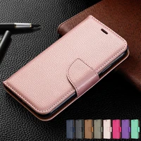 luxury litchi solid color wallet flip case for iphone 14 12 mini 11 pro max iphone se 2020 2022 10 xs x xr 6 6s 7 8 plus cover