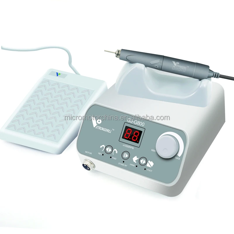 

STRONGDRILL 50000 Rpm Nail Drill Machine G800 XM Brushless Micromotor Manicure Machine