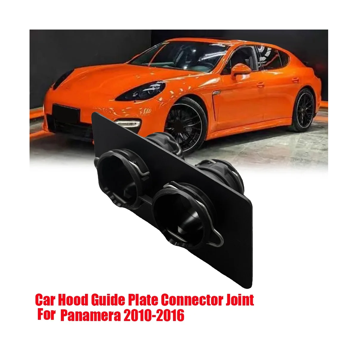 

Соединительный элемент дренажной раковины автомобиля для Porsche Panamera 2010-2016 97057241501 97057241502 направляющая капота кронштейн