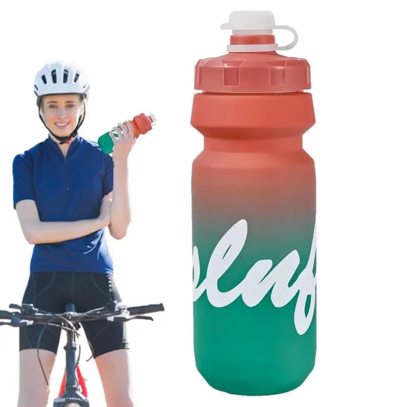 

Бутылка для воды для бегунов, 650 мл, градиентная бутылка для воды с защитой от протечек, для езды на велосипеде, дорожные аксессуары, бутылки для воды для женщин, мужчин, подростков