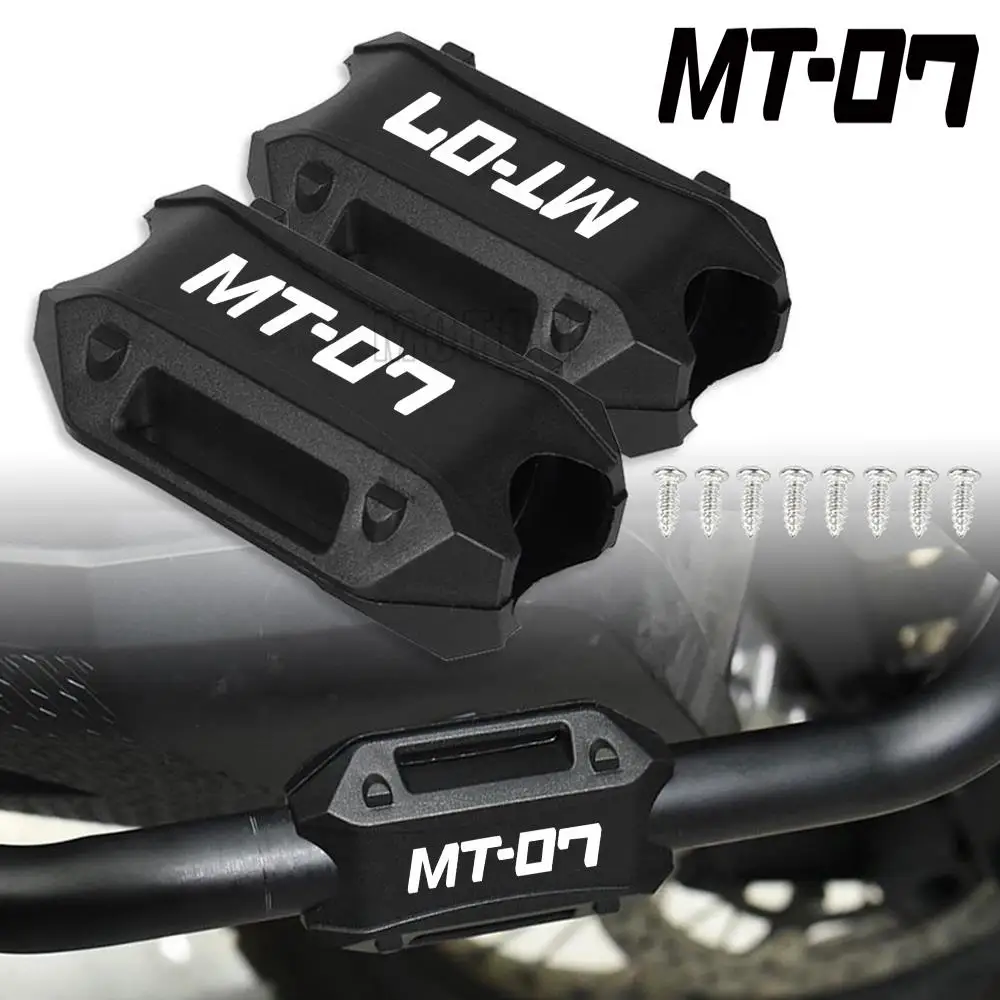 

2023 Motorcycle For YAMAHA MT07 MT-07 FZ07 MT 07 TRACER 2014-2022 2021 Bumper Engine Guard 25MM Protection Block Crash bar MT-07