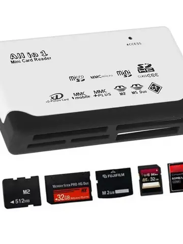 Мульти-кардридер Elenxs USB 2.0 черный
