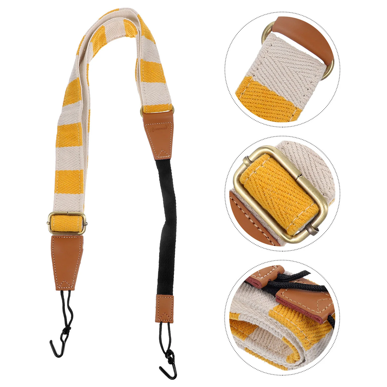 

Accessories Adjustable Ukulele Shoulder Strap Music Instrument Decorative Cotton Belt