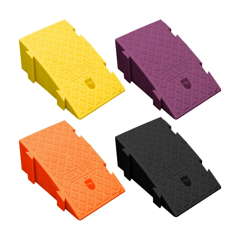 

Heavy Duty Rubber Curb Ramp Automotive Car Ramp Hard Plastic Curb Ramps for Driveway Sidewalk Steps Wheelchair Stroller
