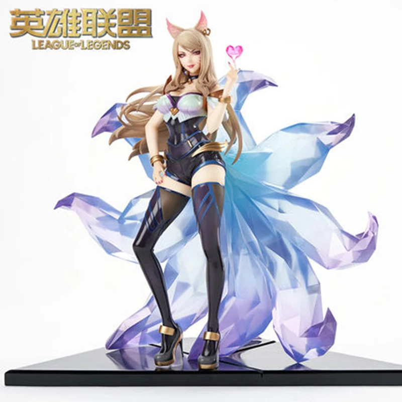 

Pre Sale League of Legends Anime Figure The Nine-Tailed Fox Anime Figurine Figural Models 24Cm 1/7 Action Toy Game Periphery Toy