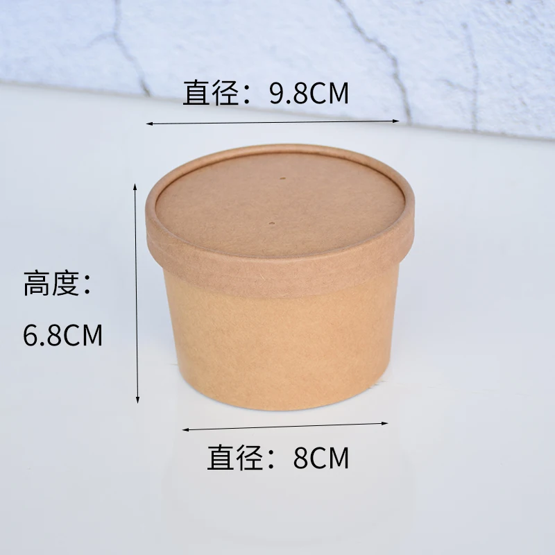 Одноразовые стаканчики для мороженого 10/50 шт. Высококачественная сетчатая