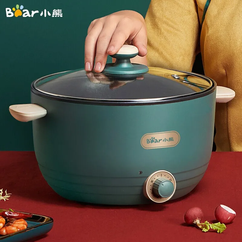 Электрический кулинарный горшок антипригарный небольшой для горячего
