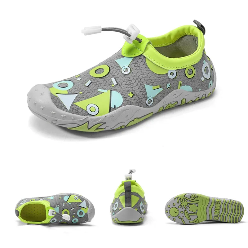 

Quick-Dry Upstream Seaside Surfing Water Shoe For Childrens Breathable Non Slip Wading Shoe Boys Girls Barefoot Beach Aqua Shoe