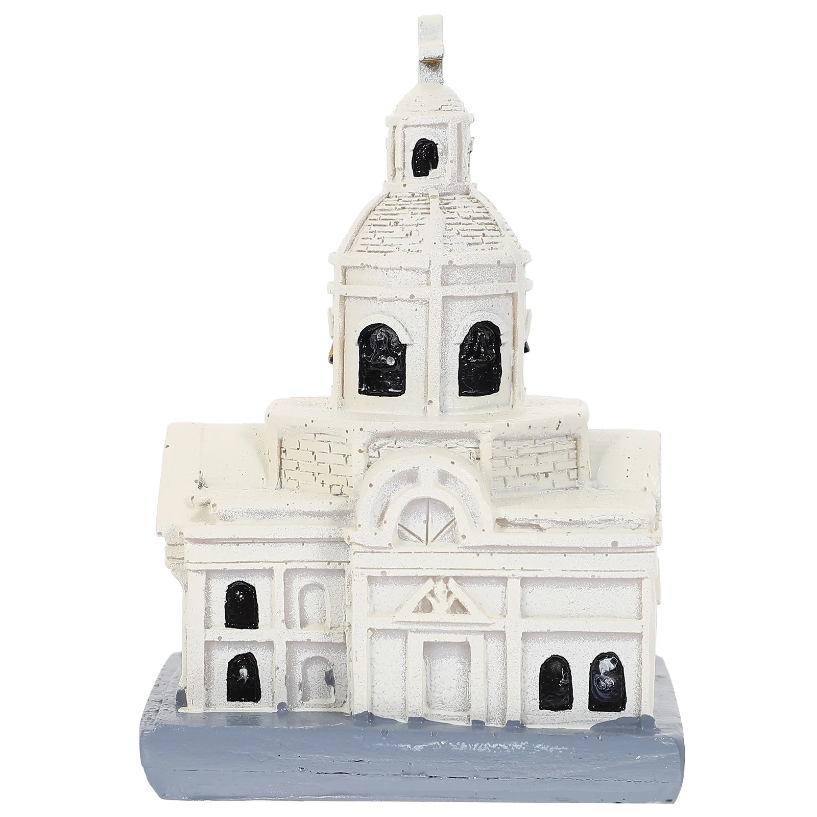 

Architecture Resin Cathedral Ornament Household Home Adornment Desktop Decoration Church Decorative Model