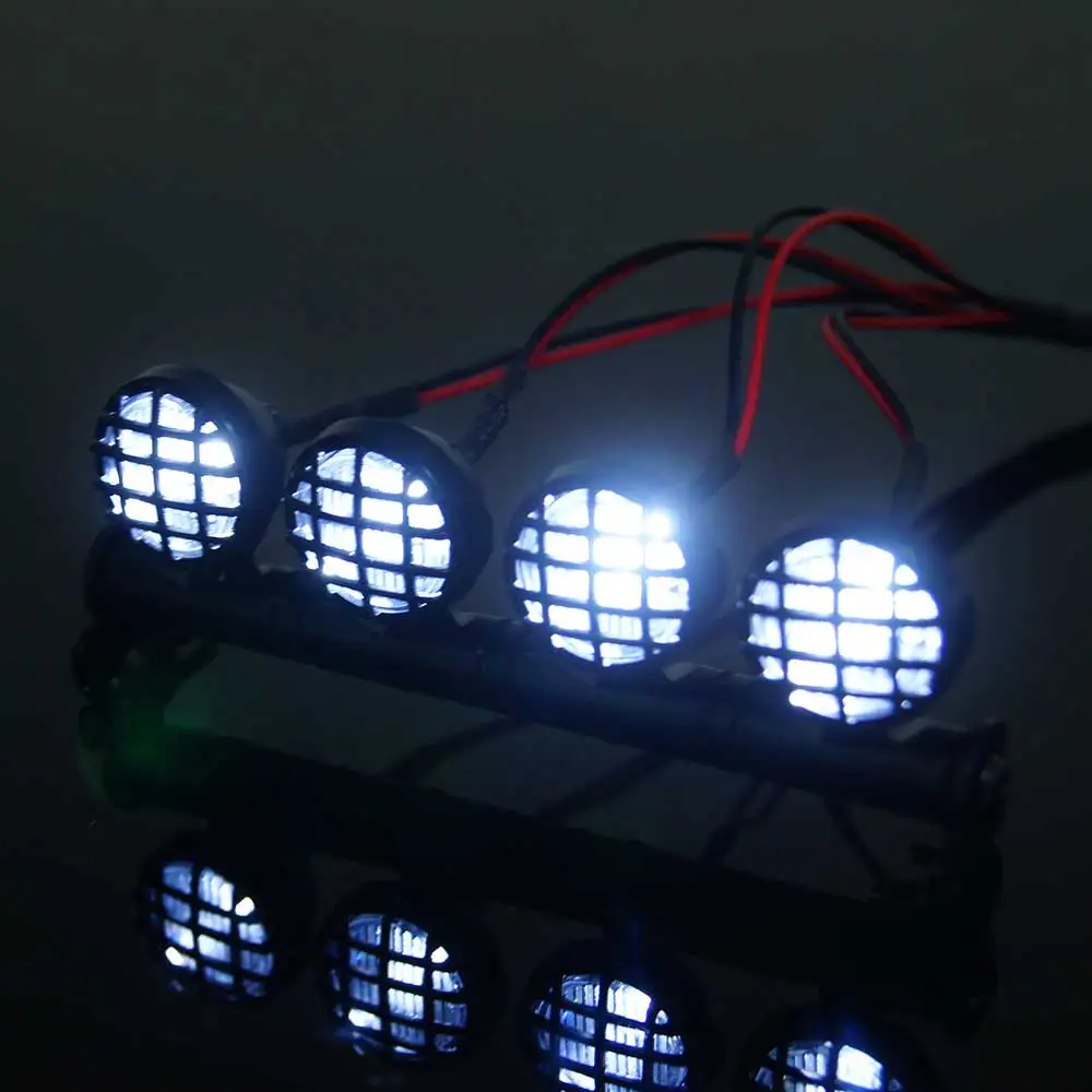 

Climbing RC Car Lamp Roof Spotlights Aluminum Alloy Lamp Bracket 22mm Lampshade for RC Cars