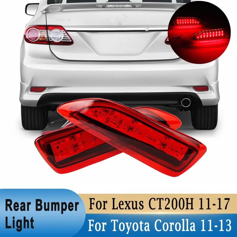 Светодиодный отражатель заднего бампера для Toyota Corolla 2011-2013 Lexus CT200H 2011-2017 - купить