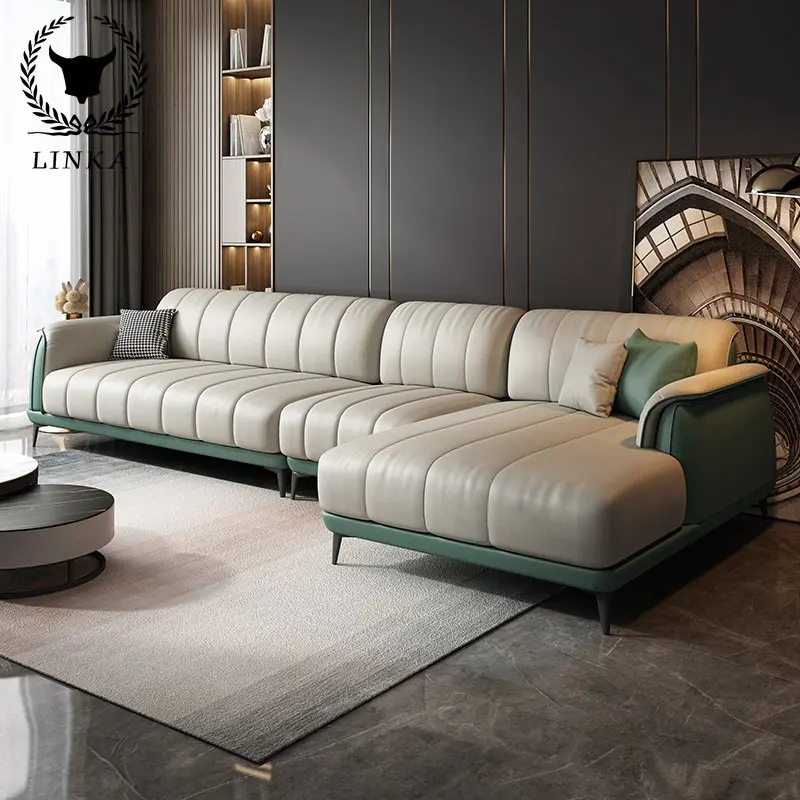 

Italian High Quality Light Luxury Technology Cloth Sofa Nordic Living Room Small Family Three Person Modern Simple Cloth Sofa