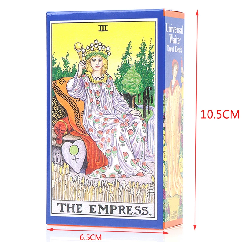 

1 коробка Таро колода карты Универсальный Таро английская настольная игра предсказание гадания мультиплеерская игра для вечевечерние наст...