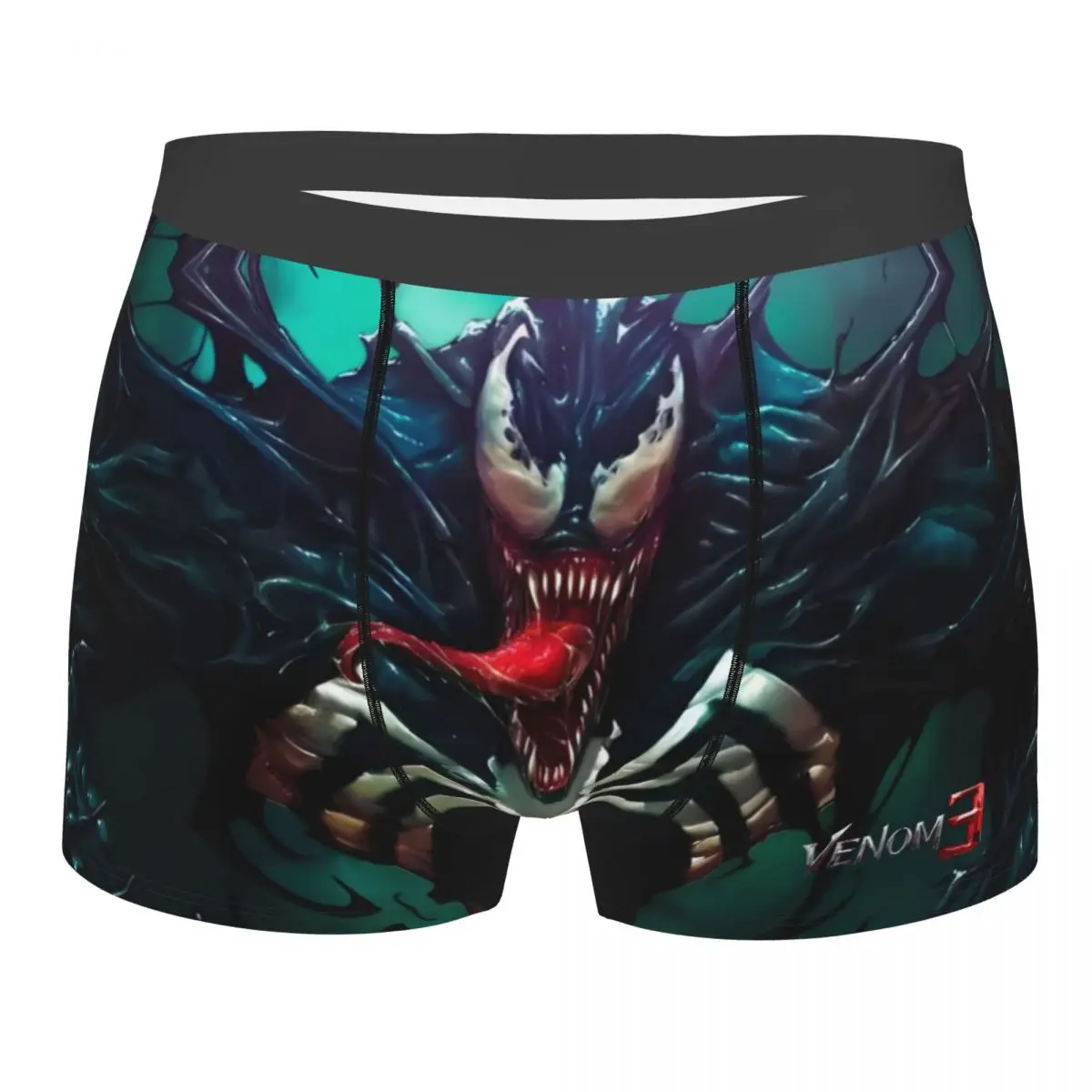 Трусы Venom Marvel Spider Man Homme мужское нижнее белье шорты с принтом трусы-боксеры