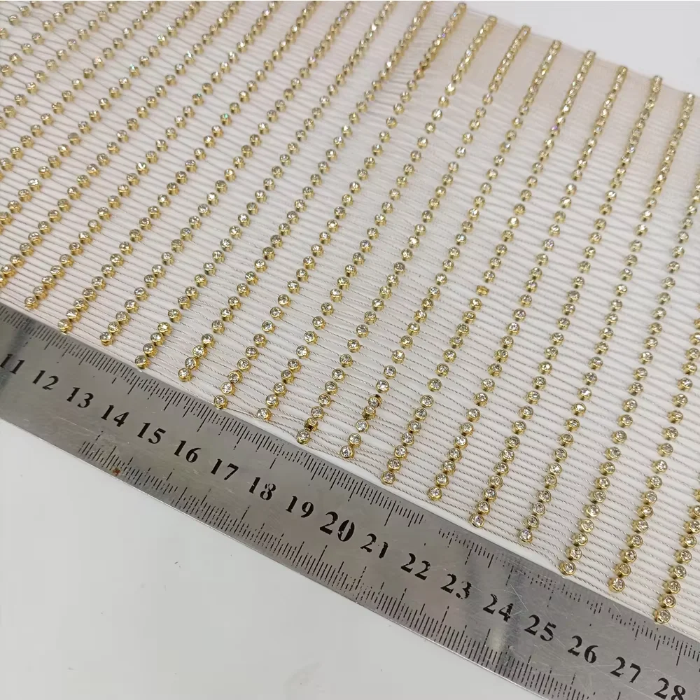 Золотая рыболовная сеть камень кристалл стразы соединительная ткань 2023