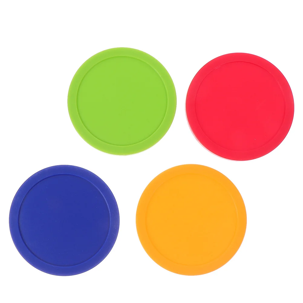 

4pcs Ice Hockey Piece Air Hockey Pucks Indoor Hockey Piece Mini Hockey Pucks Playing Replacement Game Adults