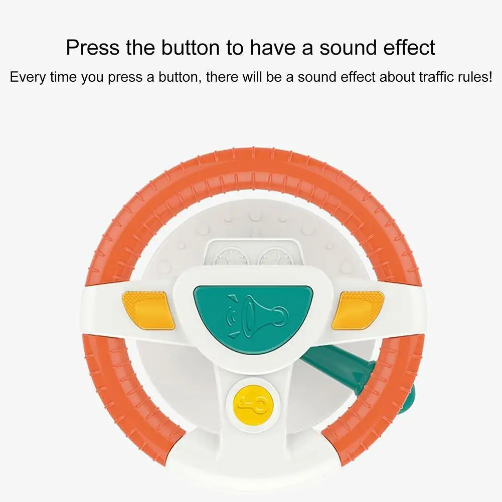 

Children's Simulation Steering Wheel Toy Car Safety Seats Early Education Educational Steering Wheel Toy