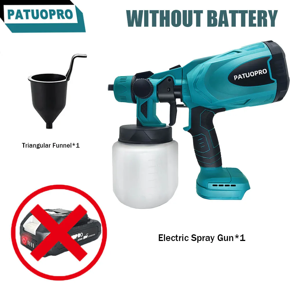 

Электрический беспроводной краскопульт PATUOPRO для Makita 18 В