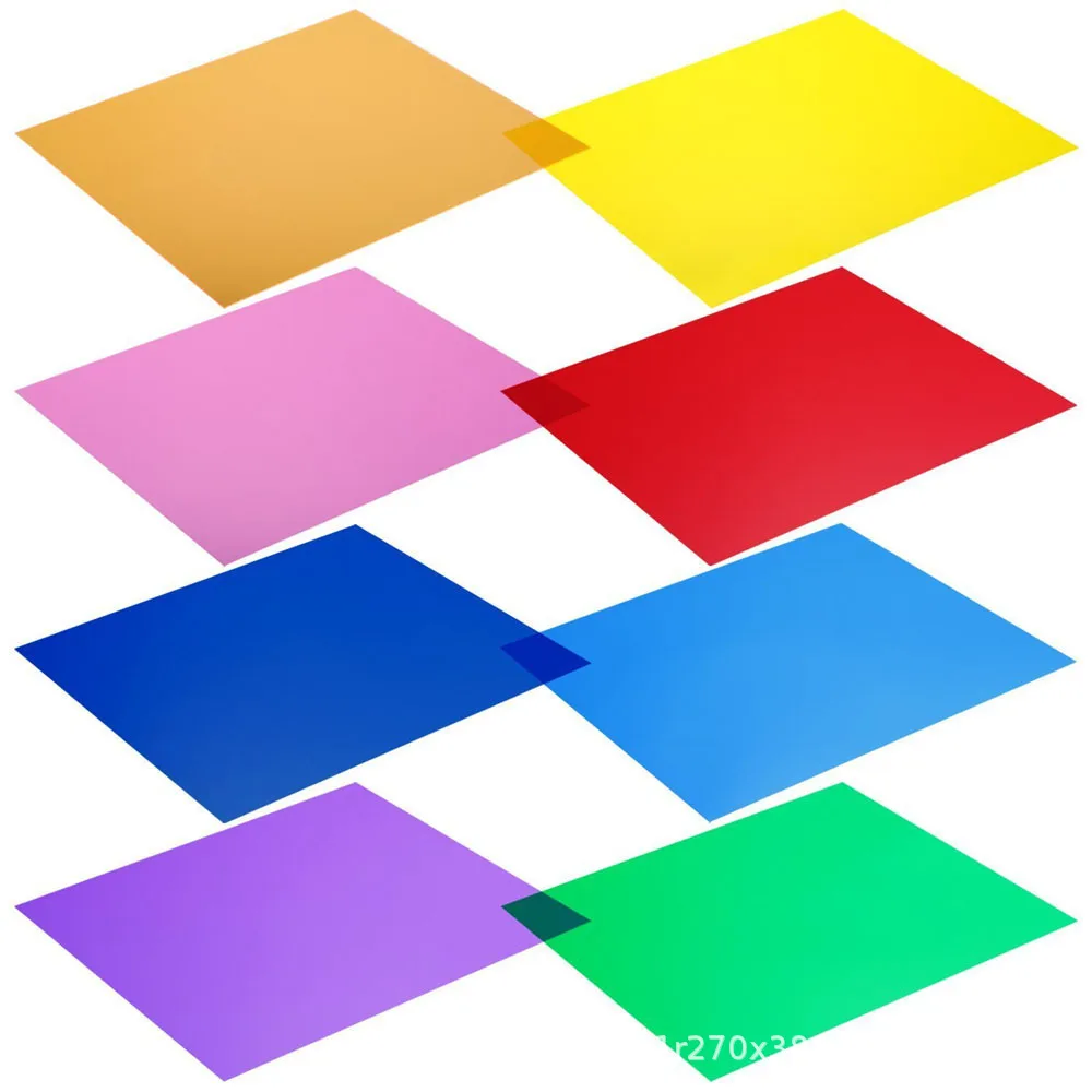 Фильтры для вспышки 12/20 цветов, набор карточек с гелевыми фильтрами для фотосъемки для вспышек Canon Nikon YongNuo Godox Speedlite.