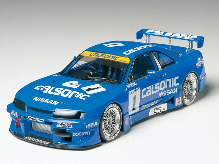 

Tamiya 24184 1/24 Calsonic Skyline GT-R (R33), спортивный автомобиль ручной работы, собранные модели автомобилей, строительные модели, DIY HobbyDesign