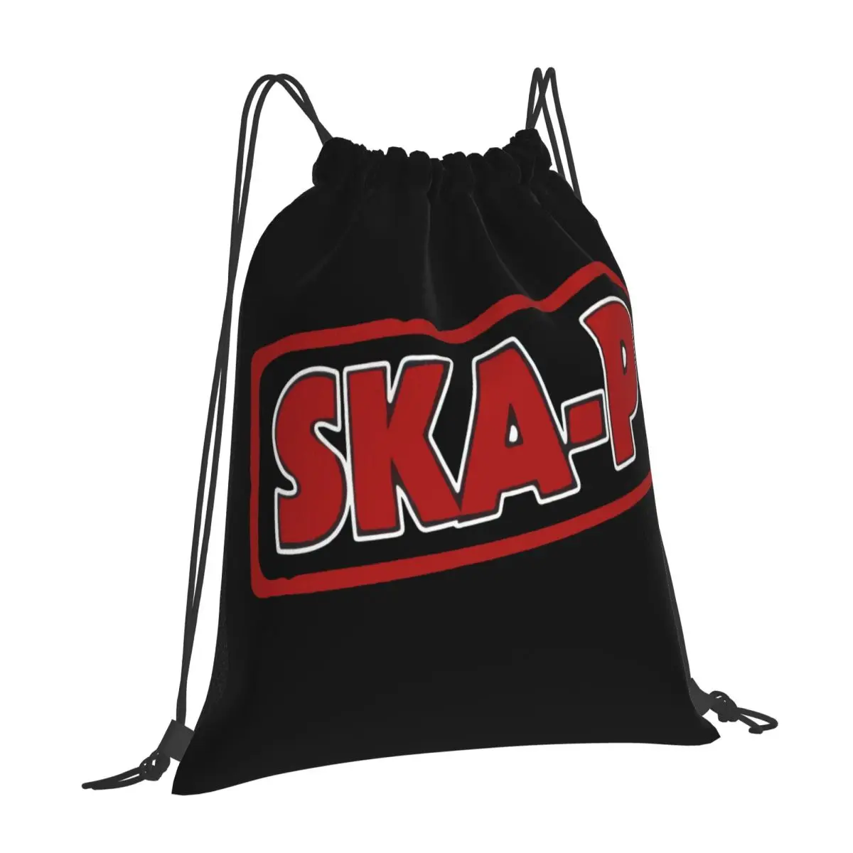 

Ska P Logo Punk Skacore Talco Boikot Skalariak The Locos Drawstring Bags Backpacks Shoe Bag Travel Sport Outdoor Storage Bag