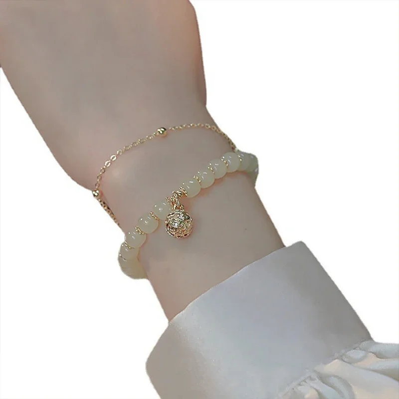 * Модный браслет-подвеска в китайском стиле с маленьким колокольчиком винтажный