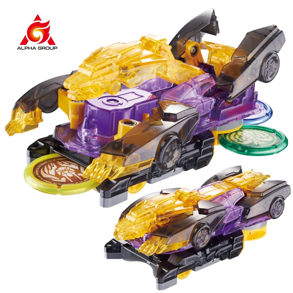 

Screechers Wild! Annihilation Pack 360° Flips Transformation Vehicle Drive - Flip - Beast Mode Capture Coin Deformation Kids Toy