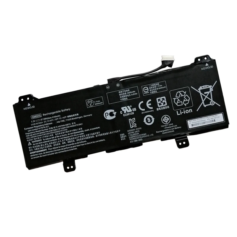 Новая Оригинальная батарея GM02XL HSTNN-DB7X UB7M для HP Chromebook 14 G5 X360 11 G1 G6 917679-2C1 271 917725-855