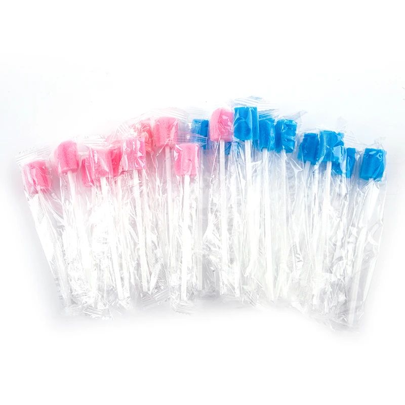 

10Pcs/Set Disposable Oral Care Spong Swabs Unflavored Sterile Dental Swabsticks Sterile Dental Swabsticks Pad