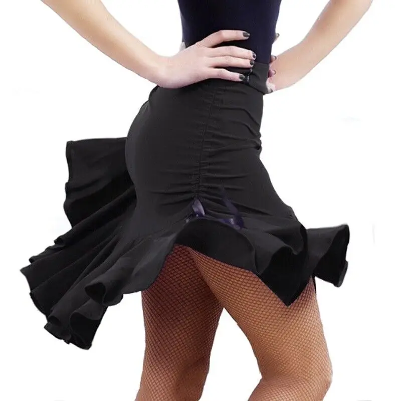 Юбка для латинских танцев сексуальные женские платья чача самбы танго конкурс