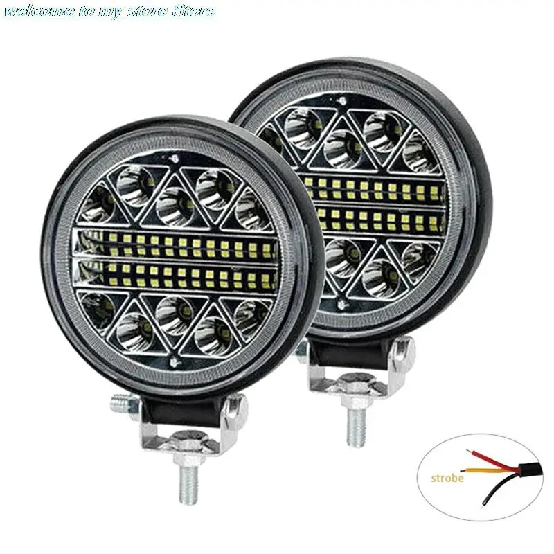 

4 Inch 102W LED Work Light Off road Light Truck SUV Boat Jeep Tractor Headlight