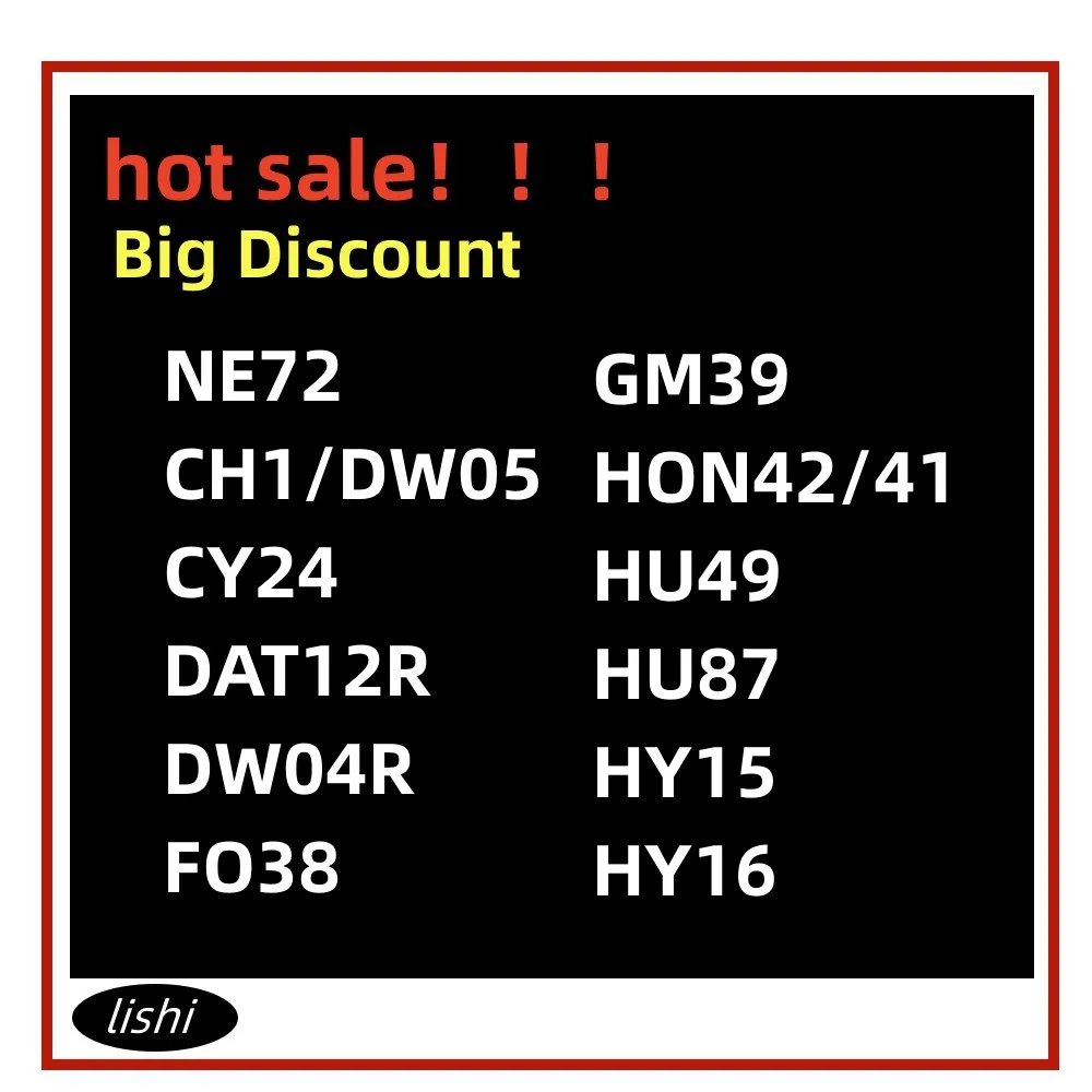 021-040 Инструмент Lishi 2 в 1 2в1 GM45 для Haval2 BYD01 BYD01R BYDF0 HU43 HU49 HU46 HU56 HU58 HU64 HU66 HU87 HU92 HU100