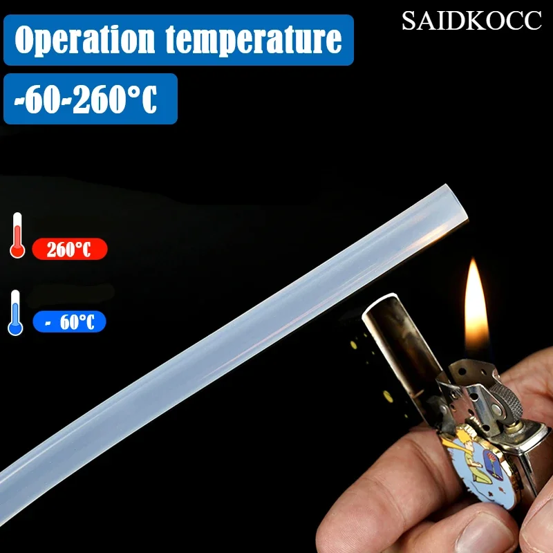 SAIDKOCC 10 м/лот ID 2 4-9 мм пищевой стандарт термостойкий гибкий шланг медицинская