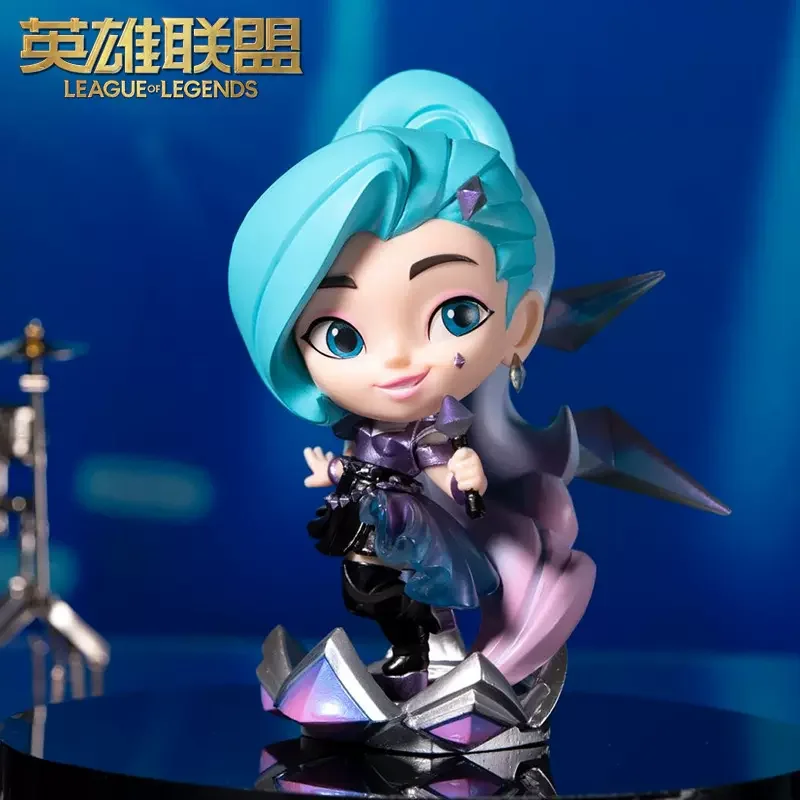 

LoL Seraphine K/DA Anime Figurine League of Legends Authentic Game Periphery The Small-sized Sculpture Model