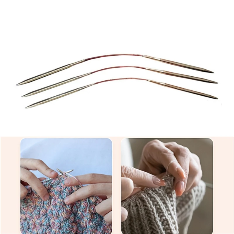 

Мини круговые спицы для вязания носков, металлическое плетение, искусственная шерсть, свитер, хлопчатобумажная пряжа, рукоделие, шитье, вязаные аксессуары