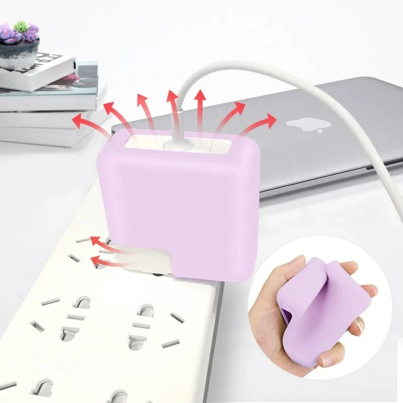 Силиконовый чехол для блока питания MacBook