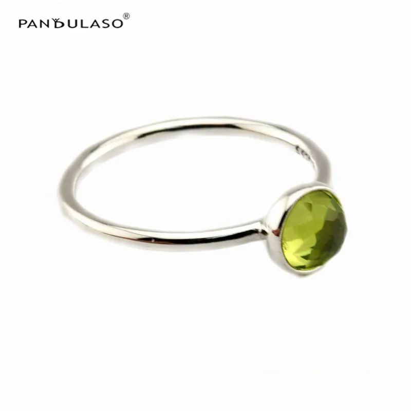 

August Droplet Peridot 12 Bith Stone Ring 925 Sterling Silver Ring Male Ring Proposal Wedding Gift Rings For Jewelry Making