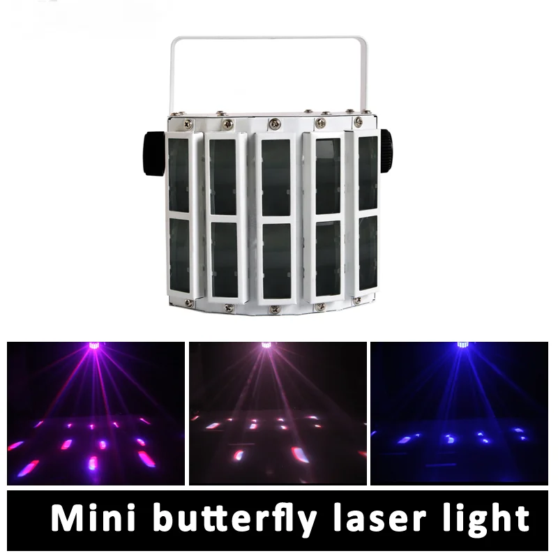 New DJ Disco Light LED Dyeing Patterns Strobe Laser Mix Stage Light Party Wedding Holiday Event Live Show Sound Activated Lamp