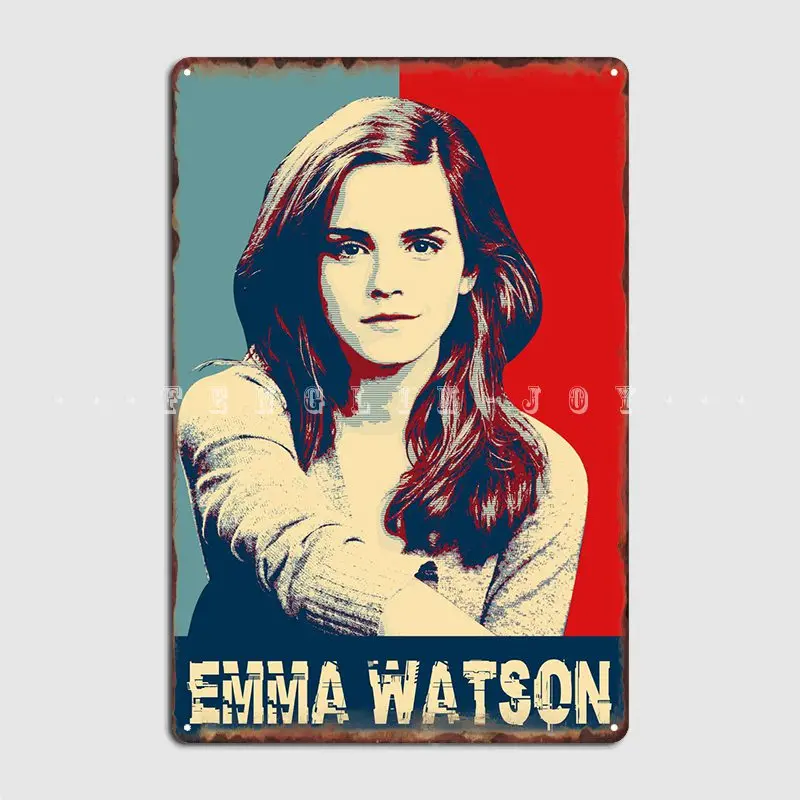 

Emma Watson Metal Sign Poster Funny Wall Mural Wall Tin Sign Posters